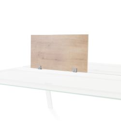 Separador Transversal De 70 x 40 cm Roble  / Mesa Cristal