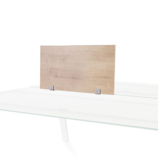 Separador Transversal De 70 x 40 cm Roble / Mesa Cristal