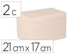 Servilleta bunzl greensource celulosa blanca plegado zig-zag 2 capas 21x17 cm caja de 9000 unidades