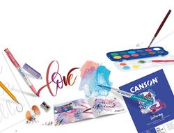 Set creativo giotto art lab fancy lettering