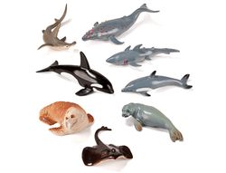 Set de animales marinos (8 figuras)