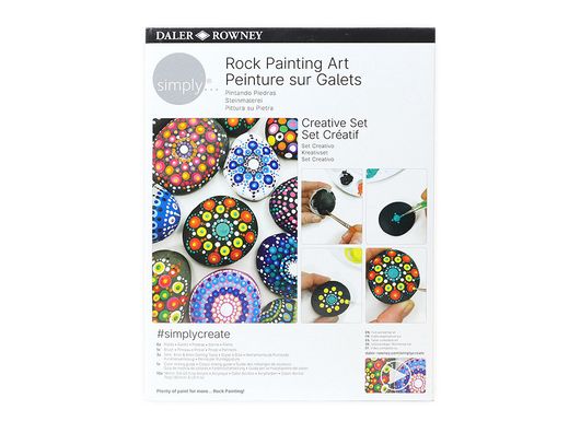 Set de pintura daler rowney simply creativo rock