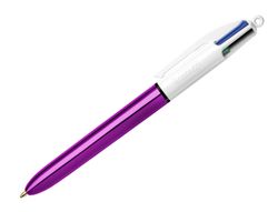 Set escritura bic 1 cuatro colores shine + 1 fluorescente grip pastel + 1 notebook