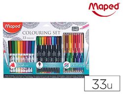 Set maped dibujo mandalas 33 piezas