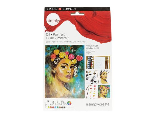 Set pintura oleo daler rowney simply activity