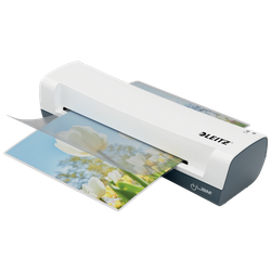 Set Plastificadora iLam Home A4 EU blanco