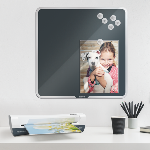 Set Plastificadora iLam Home A4 EU blanco