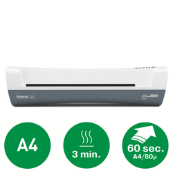 Set Plastificadora iLam Home A4 EU blanco
