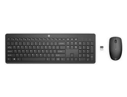 Set teclado + raton inalambrico hp combo 235 color negro
