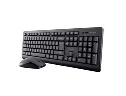 Set teclado + raton trust primo inalambrico usb 2.0 color negro