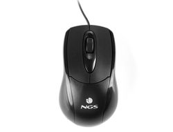 Set teclado y raton con cable ngs cocoa usb color negro