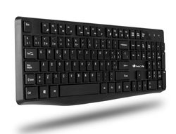 Set teclado y raton ngs allure multimedia inalambrico usb nano 2,4 ghz color negro