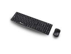 Set teclado y raton ngs inalambricos 2.4ghz usb color negro