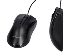 Set teclado y raton q-connect con cable color negro