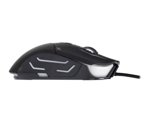 Set teclado y raton q-connect gaming con cable e iluminacion led color negro