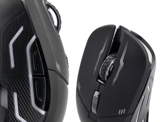 Set teclado y raton q-connect gaming con cable e iluminacion led color negro