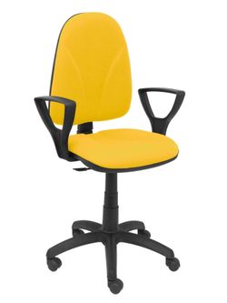 Silla Algarra bali amarillo brazos fijos