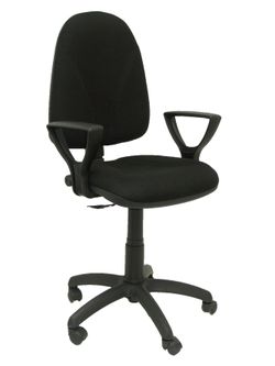 Silla Algarra bali negra brazos fijos