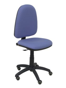 Silla Ayna bali azul claro ruedas de parquet