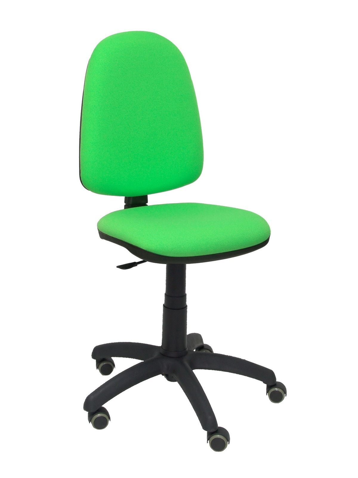 Silla Ayna bali verde pistacho ruedas de parquet