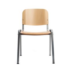 Silla Confidente Madera Est.Pintada Alum.