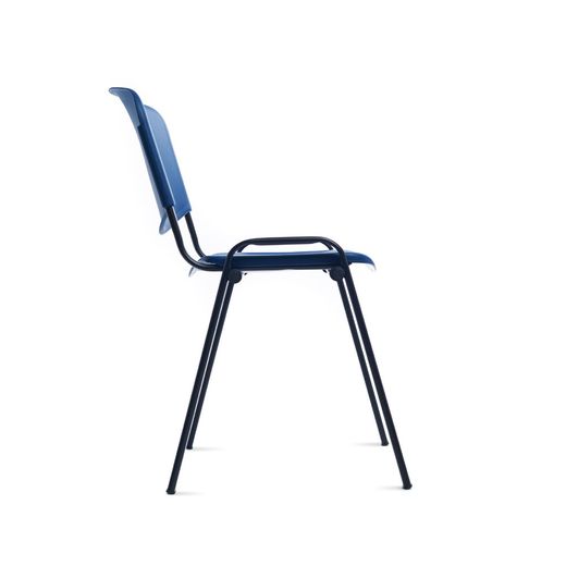 Silla Confidente Respaldo Plastico Rojo / Asiento Plastico Rojo