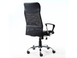 Silla de direccion q-connect base metal respaldo alto regulable en altura 1110+100mm alto piel y malla