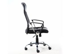 Silla de direccion q-connect base metal respaldo alto regulable en altura 1110+100mm alto piel y malla