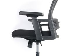Silla de direccion q-connect ergonomica base metal respaldo alto con reposacabeza ajustable