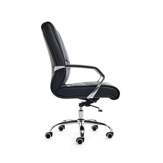 Silla Dirección Imitación Eco-Piel Rd-988 Neg