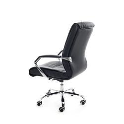 Silla Dirección Imitación Eco-Piel Rd-988 Neg