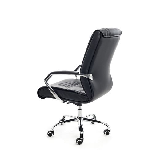 Silla Dirección Imitación Eco-Piel Rd-988 Neg