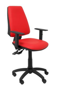 Silla Elche sincro similpiel rojo con brazo regulable