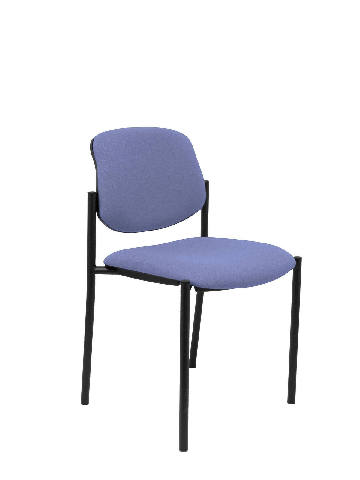 Silla fija Villalgordo bali azul claro chasis negro