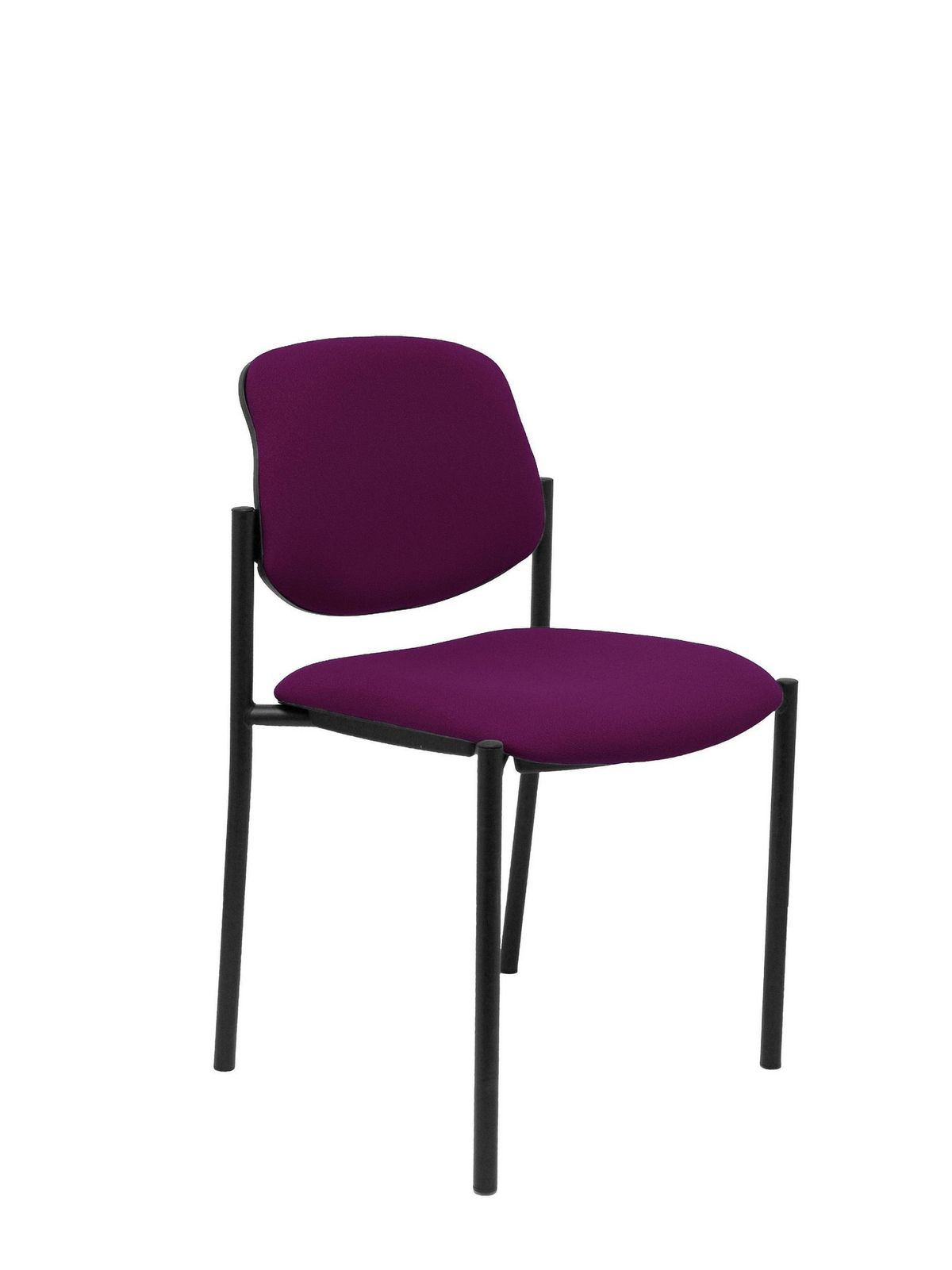 Silla fija Villalgordo bali morado chasis negro