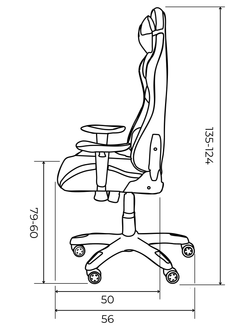 Silla gaming Paraiso similpiel negro
