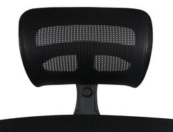 Silla giratoria q-connect ergonomica respaldo alto y reposacabeza ajustable en altura 1180+100x630x625 mm