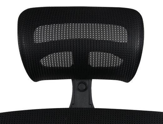 Silla giratoria q-connect ergonomica respaldo alto y reposacabeza ajustable en altura 1180+100x630x625 mm
