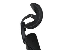 Silla giratoria q-connect ergonomica respaldo alto y reposacabeza ajustable en altura 1180+100x630x625 mm