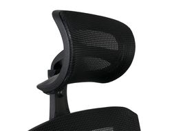 Silla giratoria q-connect ergonomica respaldo alto y reposacabeza ajustable en altura 1180+100x630x625 mm