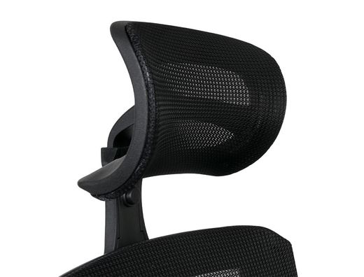 Silla giratoria q-connect ergonomica respaldo alto y reposacabeza ajustable en altura 1180+100x630x625 mm