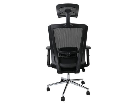 Silla giratoria q-connect ergonomica respaldo alto y reposacabeza ajustable en altura 1180+100x630x625 mm