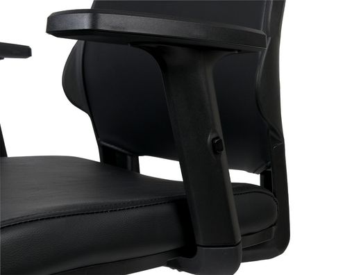 Silla giratoria q-connect respaldo medio de similpiel regulable en altura 980+100x630x625 mm color