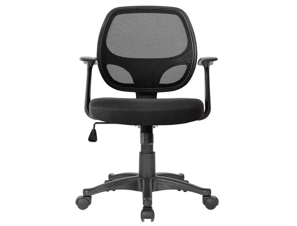 Silla giratoria q-connect respaldo medio regulable en altura 870+120mm alto 550mm ancho 590mm profundidad KF19013