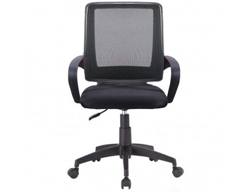 Silla giratoria q-connect respaldo medio regulable en altura 900+100x560x570 mm color negro