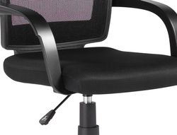 Silla giratoria q-connect respaldo medio regulable en altura 900+100x560x570 mm color negro
