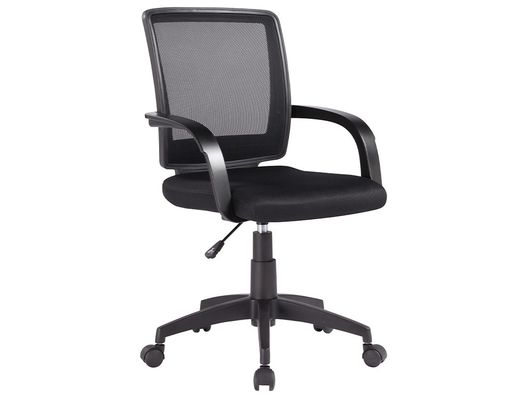 Silla giratoria q-connect respaldo medio regulable en altura 900+100x560x570 mm color negro