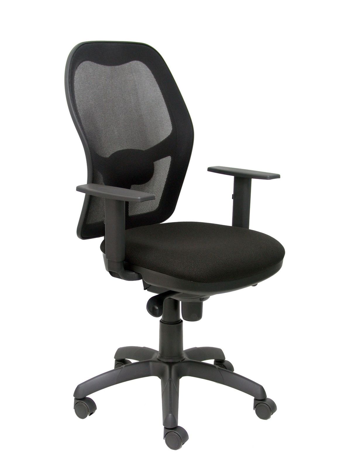Silla Jorquera malla negra asiento bali negro