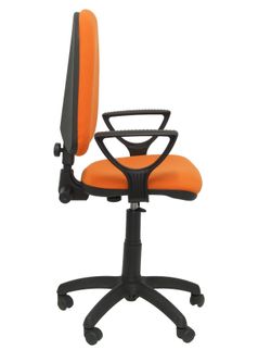 Silla mod.Ayna bali naranja claro con brazos