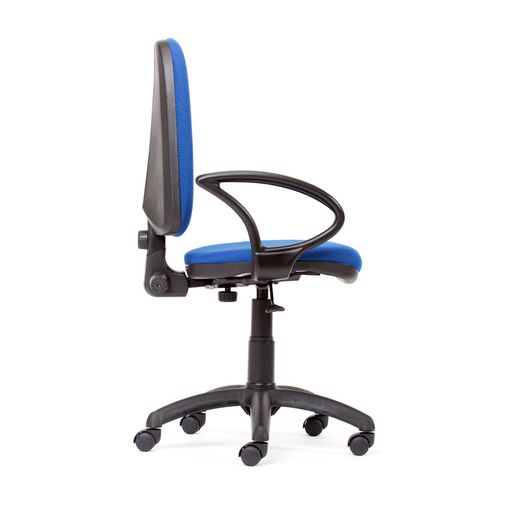 Silla Oficina Rd-930/4 Negro Liso Ignifugo + Juego De Brazos Rd956